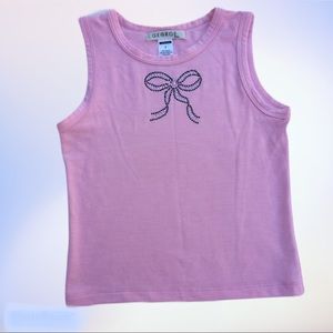 George Girls Sleeveless Tank Top Pink Size 5
